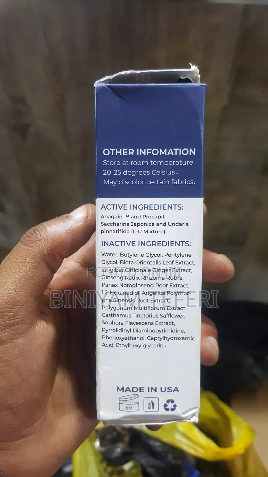 Feg Plus Hair Growth Oil
