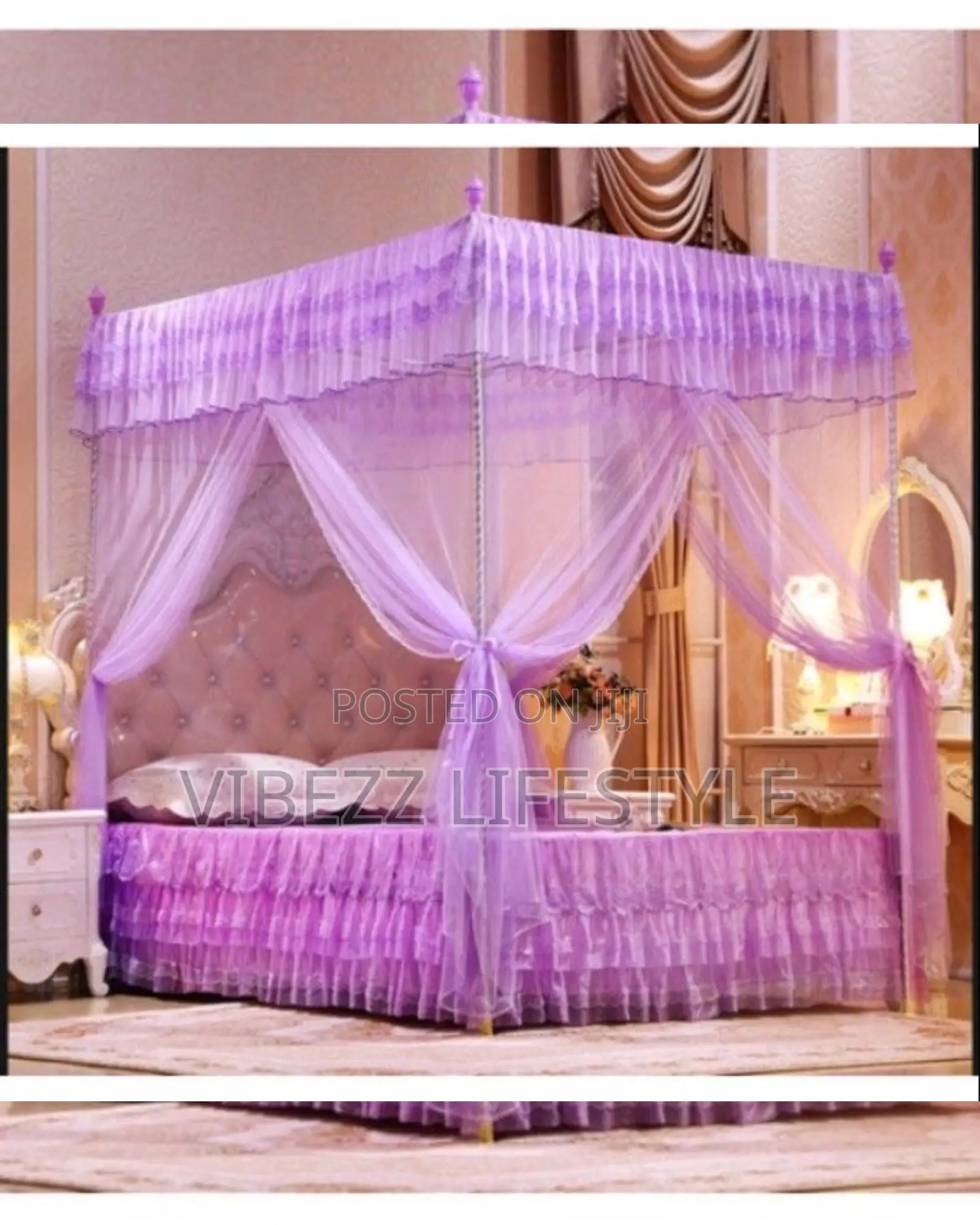 Premium Quality 5-color Mosquito Net - 5 አይነት ቀለም ያለው አራት ማዕዘን አጎበር