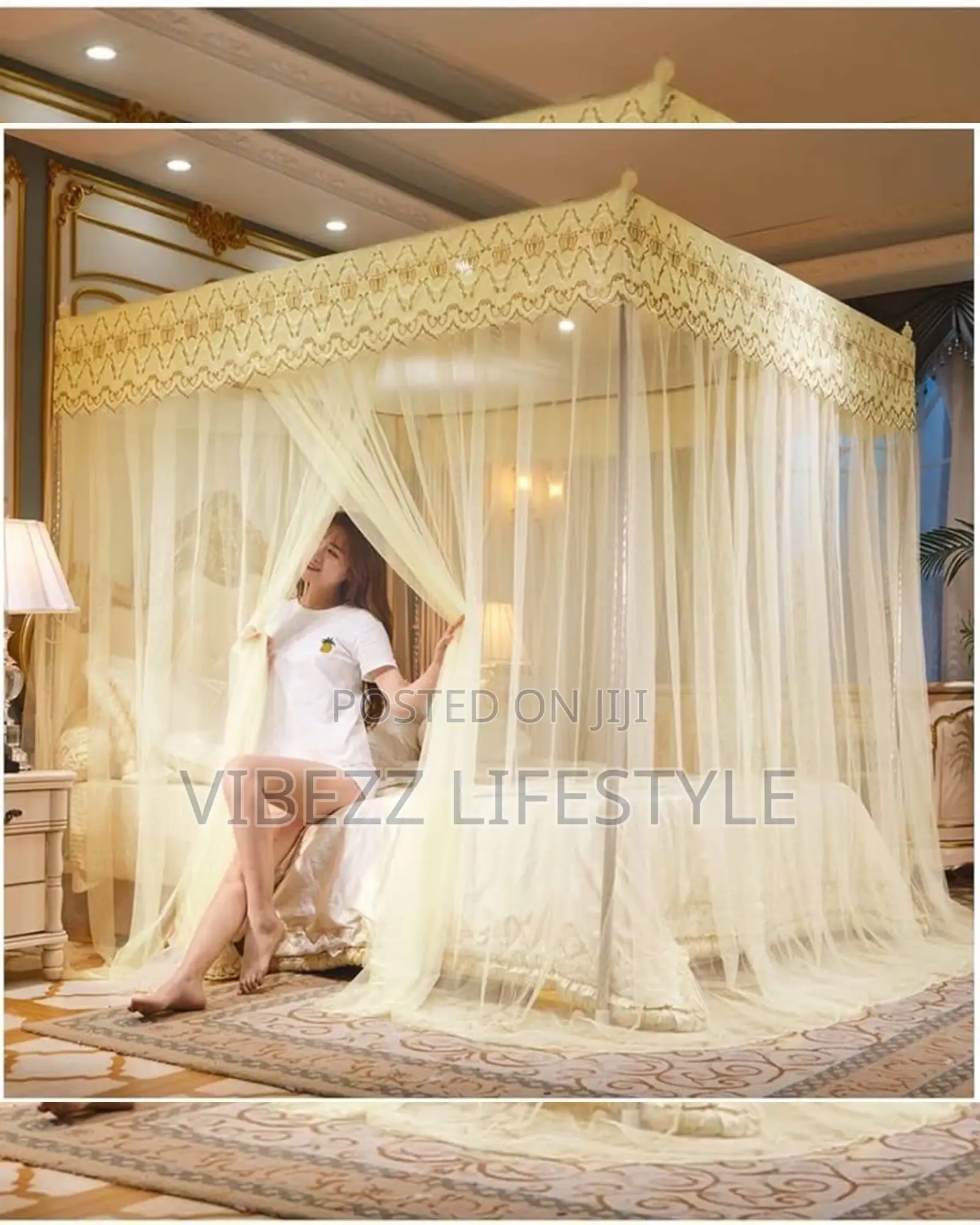 Premium Quality 5-color Mosquito Net - 5 አይነት ቀለም ያለው አራት ማዕዘን አጎበር