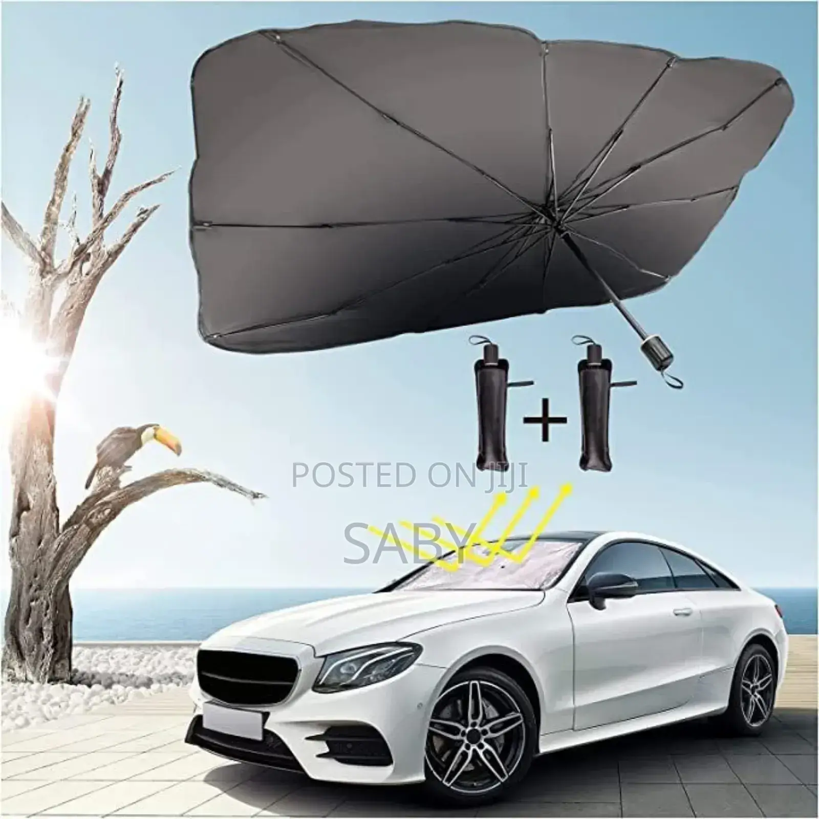 Car Windshield Sun Bath Umbrella