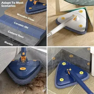 Cleaning Made Easy: 360° Rotating Self Squeeze Mop
