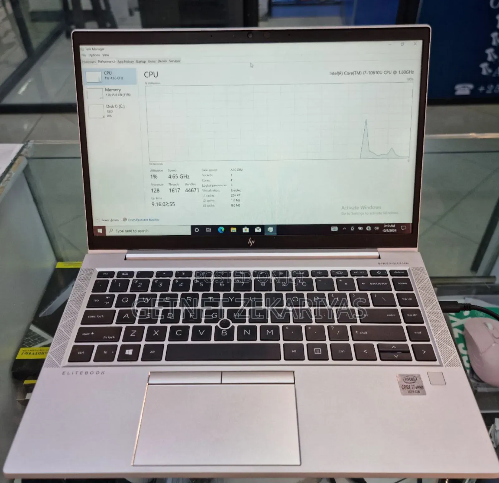 New Laptop HP EliteBook 840 G7 16GB Intel Core I7 SSD 512GB