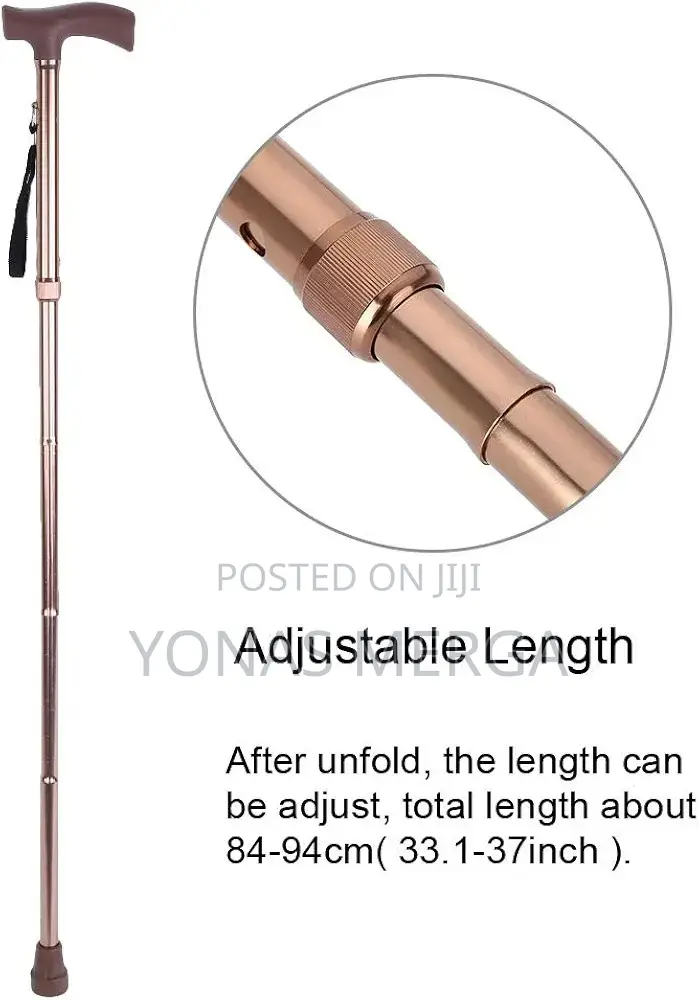 ZUMAHA Forearm Crutche Telescopic Walking Stick,Load-Bearing