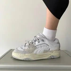 Original Puma 180 ‘Vapor Gray’ Women’S Chunky Sneakers Shoes
