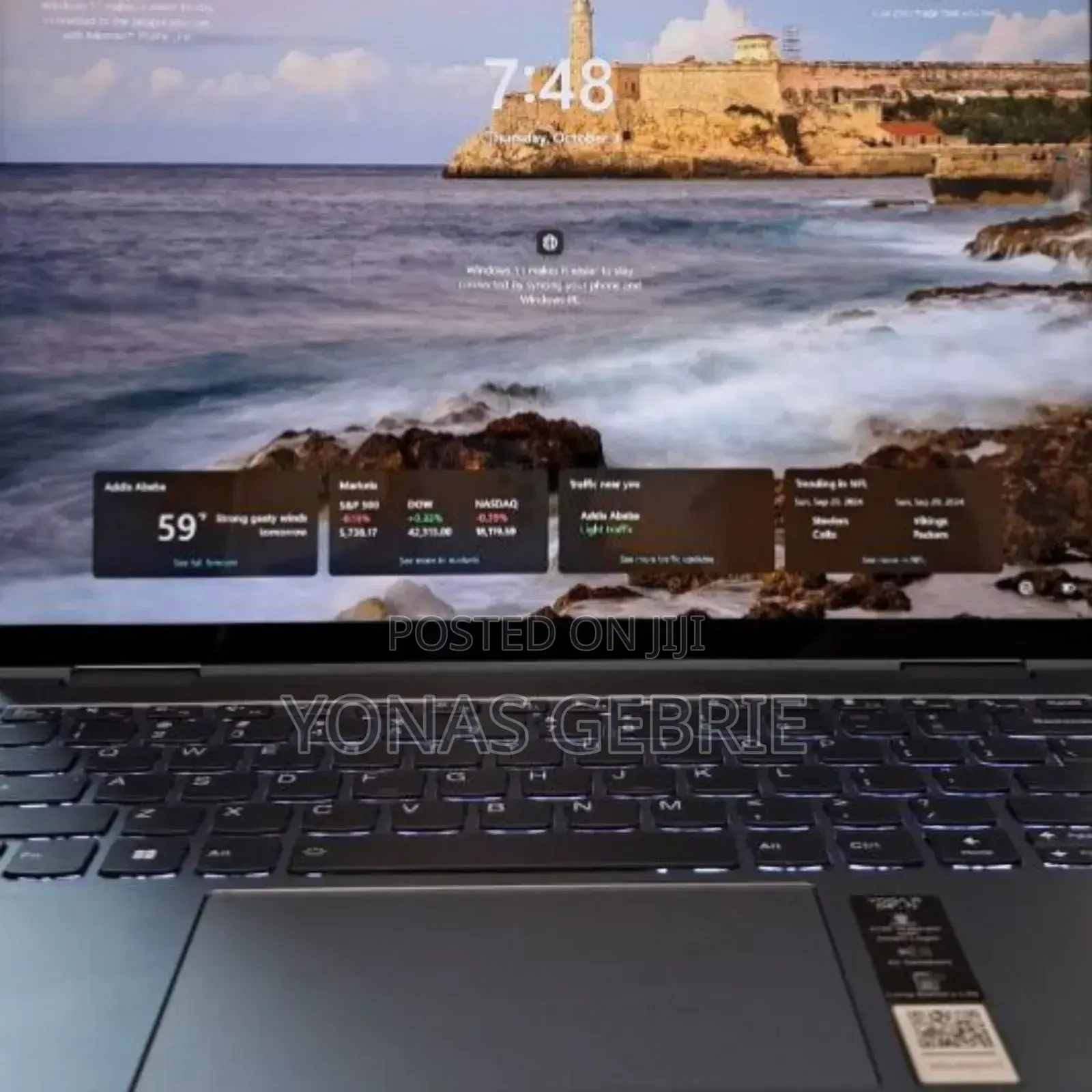 New Laptop Lenovo Yoga 9i 16GB Intel Core i7 SSD 512GB