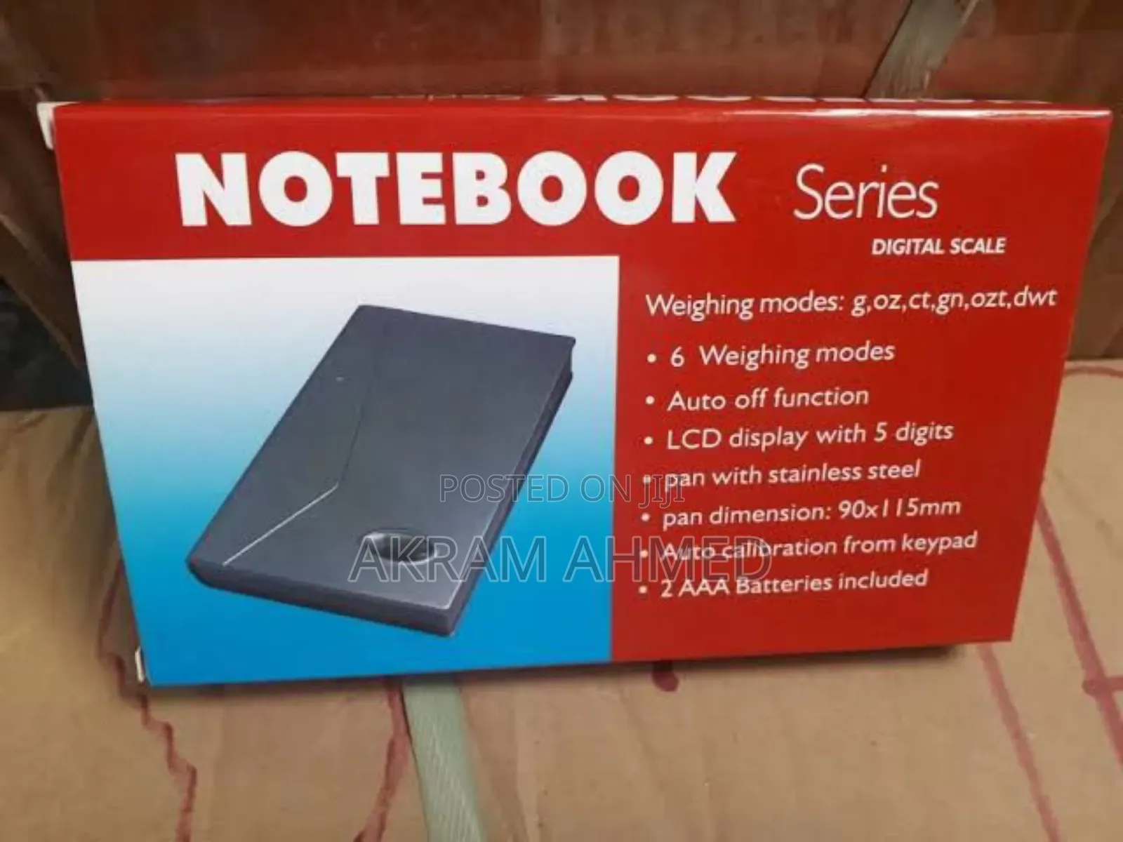 Notebook 500g Scale