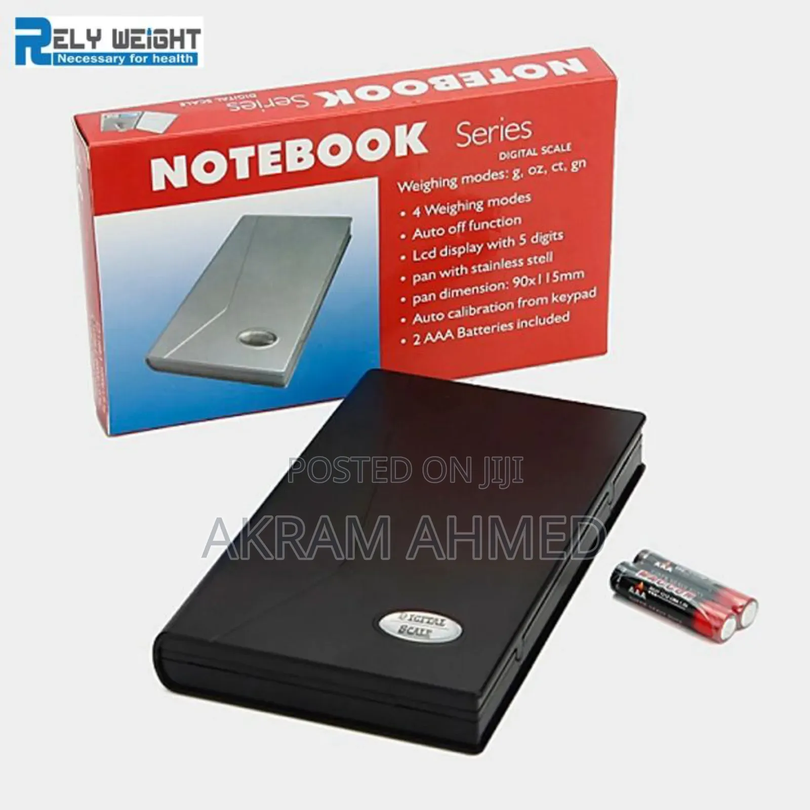 Notebook 500g Scale