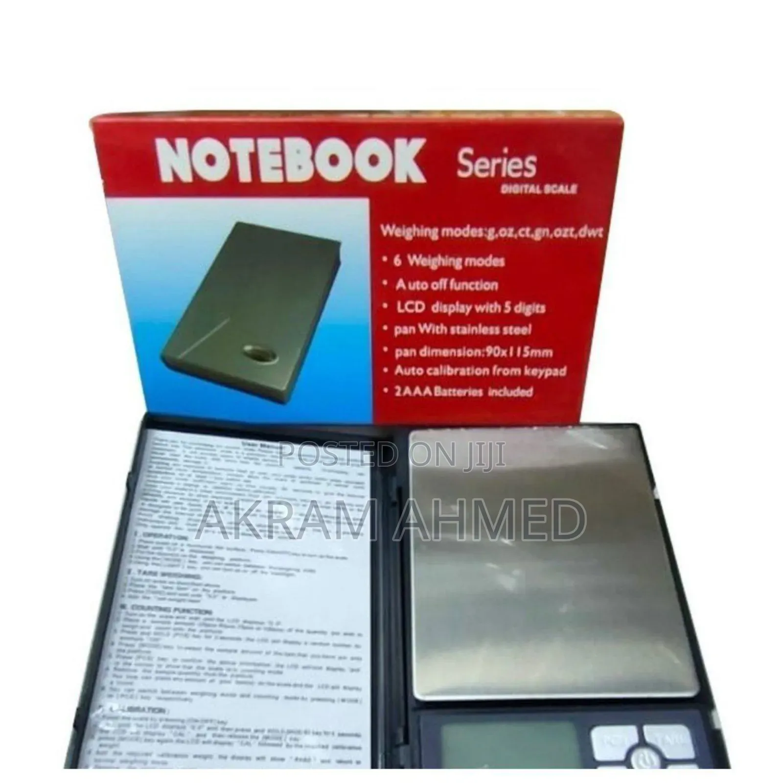 Notebook 500g Scale