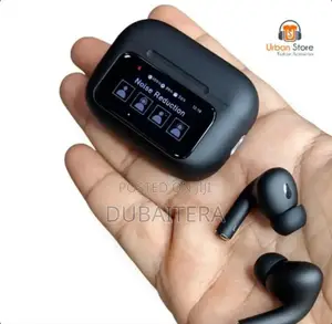 Premium Sound Quality Earbuds With Display and ANC + ENC