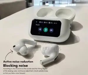 LED Touch Screen Earbuds in Ear ANC + ENC Noise Cancelling