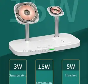 3 in 1 Wireless Charger (For Phone, Smart Watch and Airpods)