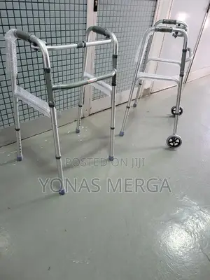 HEALGROW Heavy Foldable Height Adjustable Walker Steel