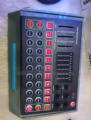 Live Sound Card | Wired Condenser Microphone | 2 Channel
