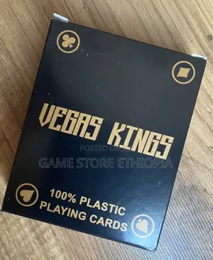 ኦርጅናል የፕላስቲክ ካርታ | የሚታጠብ Vegas Kings Plastic Playing Card