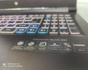 New Laptop Acer Predator Helios 300 16GB Intel Core I9 SSD 1T
