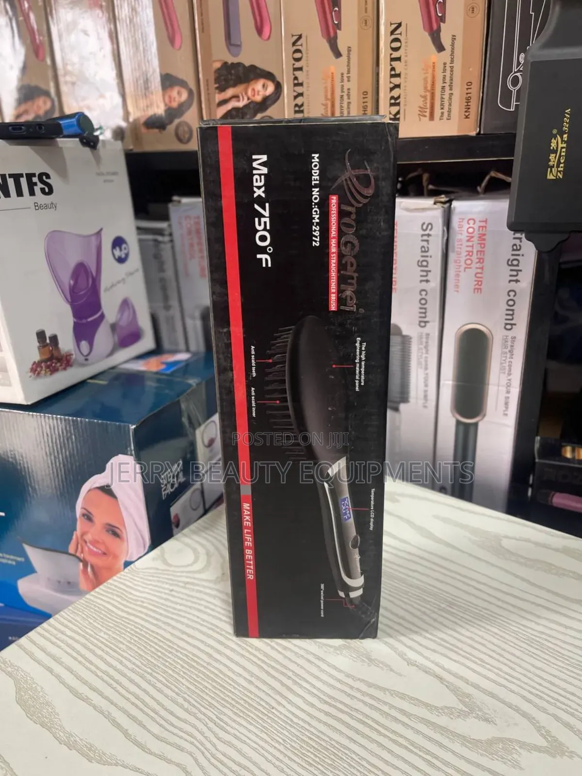 Progemei Hair Straightener Brush