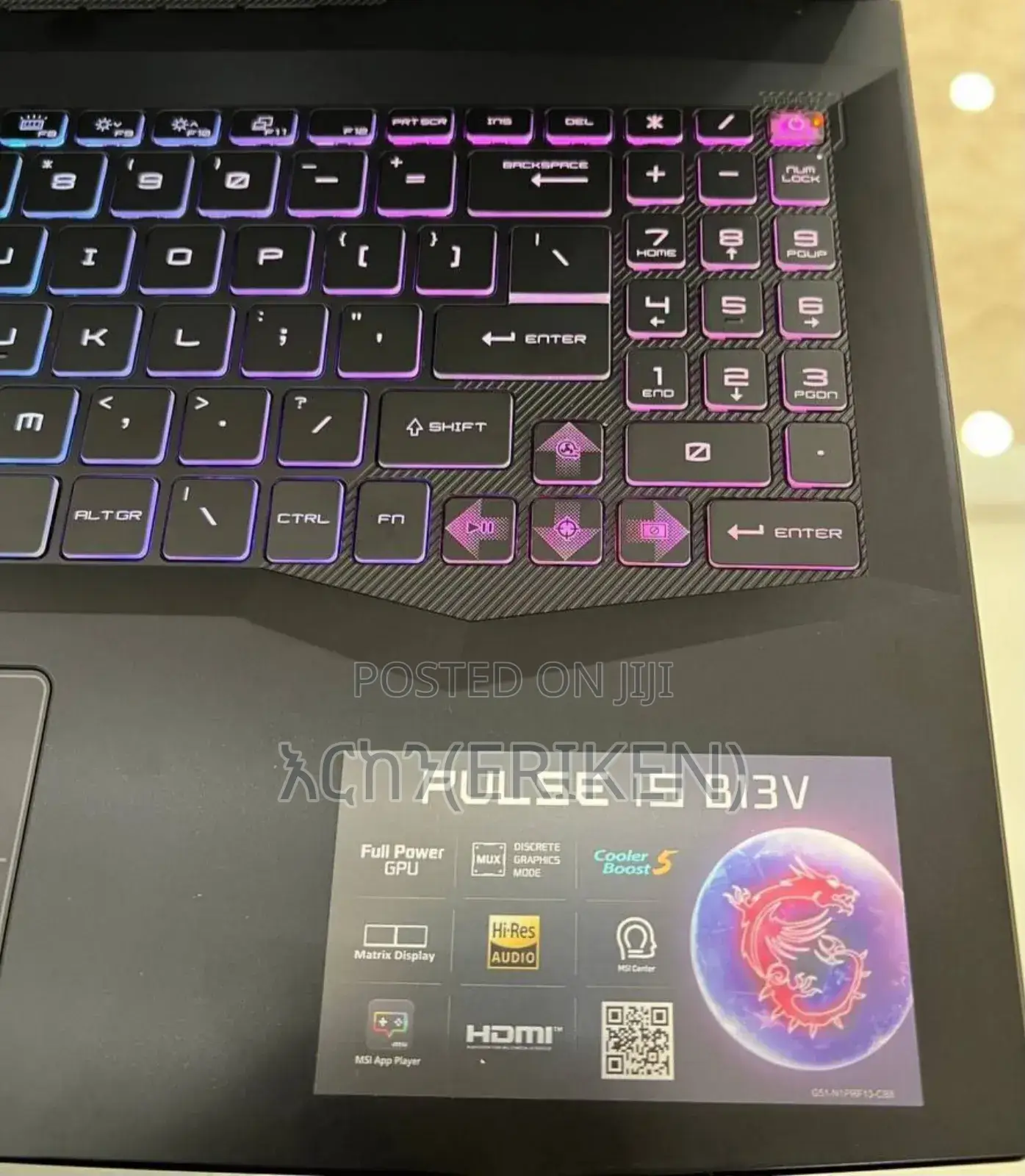 New Laptop MSI Pulse GL66 32GB Intel Core I9 SSD 1T