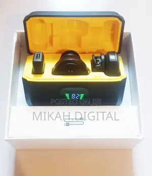 Button Selfcharging Wireless Mic | Microphone