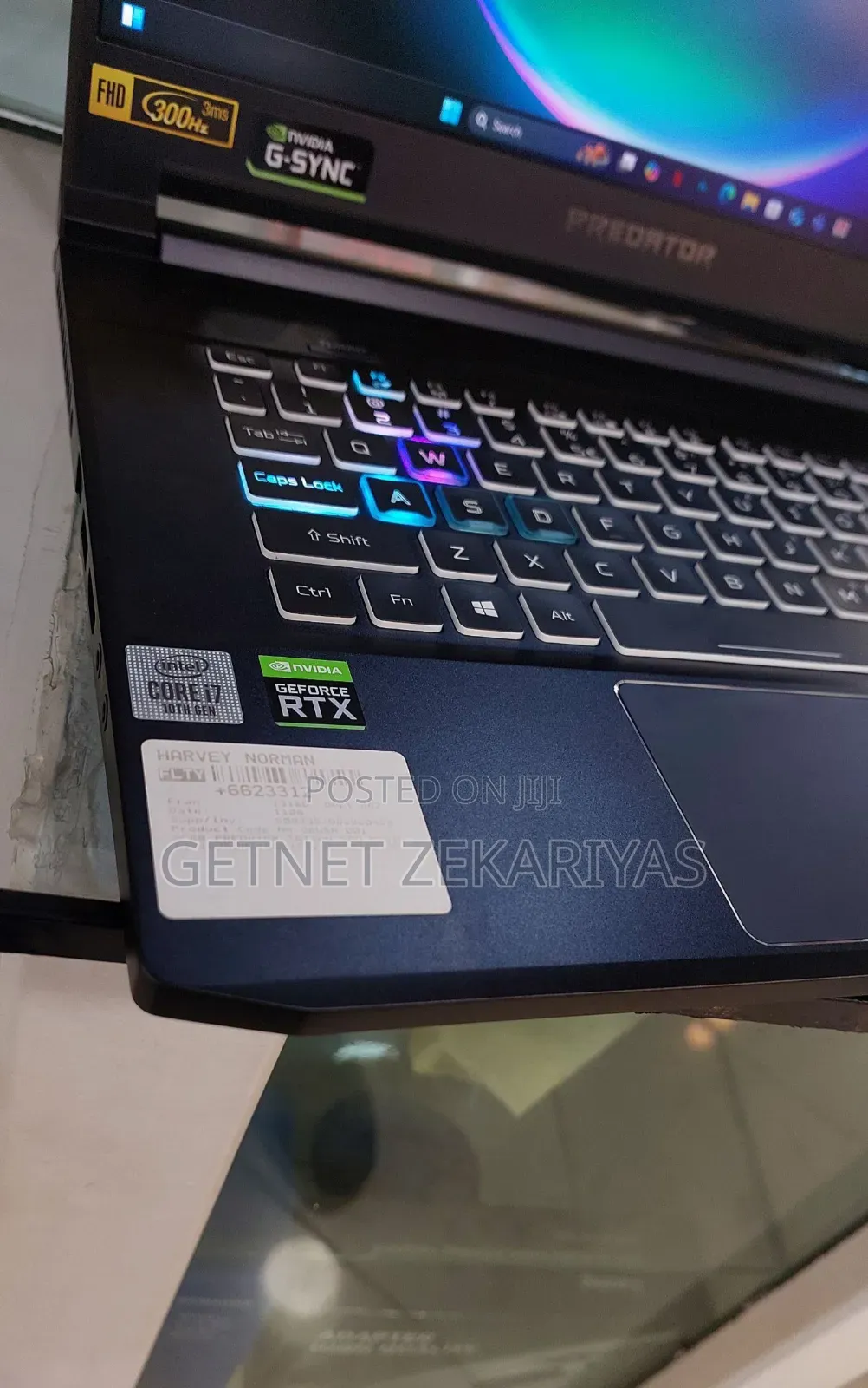 New Laptop Acer Predator 15 16GB Intel Core I7 SSD 512GB