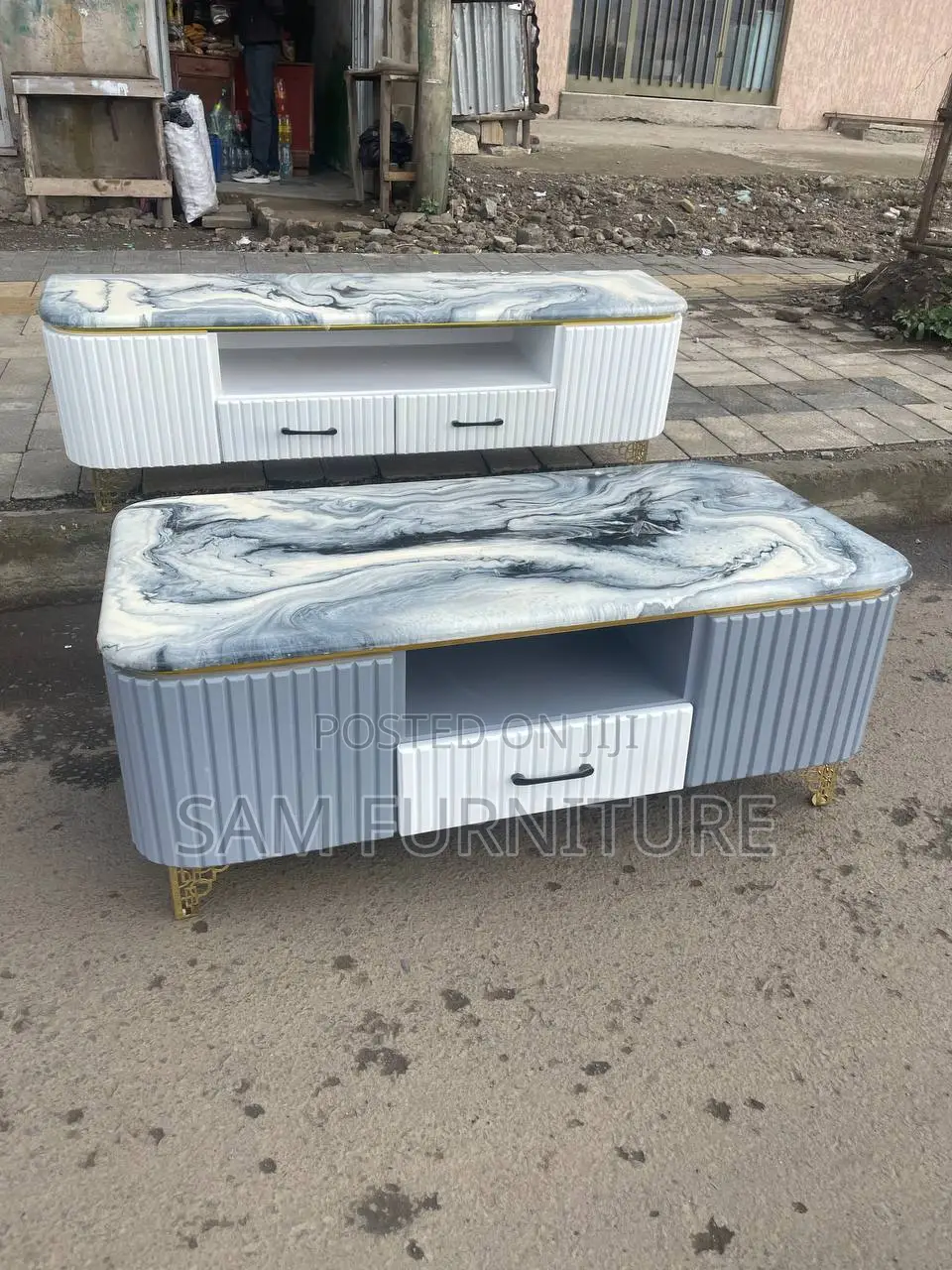 Epoxy Table and TV Stands
