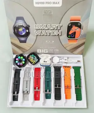 2 Smart Watch With Airpods and 7 Straps (2024 Model)