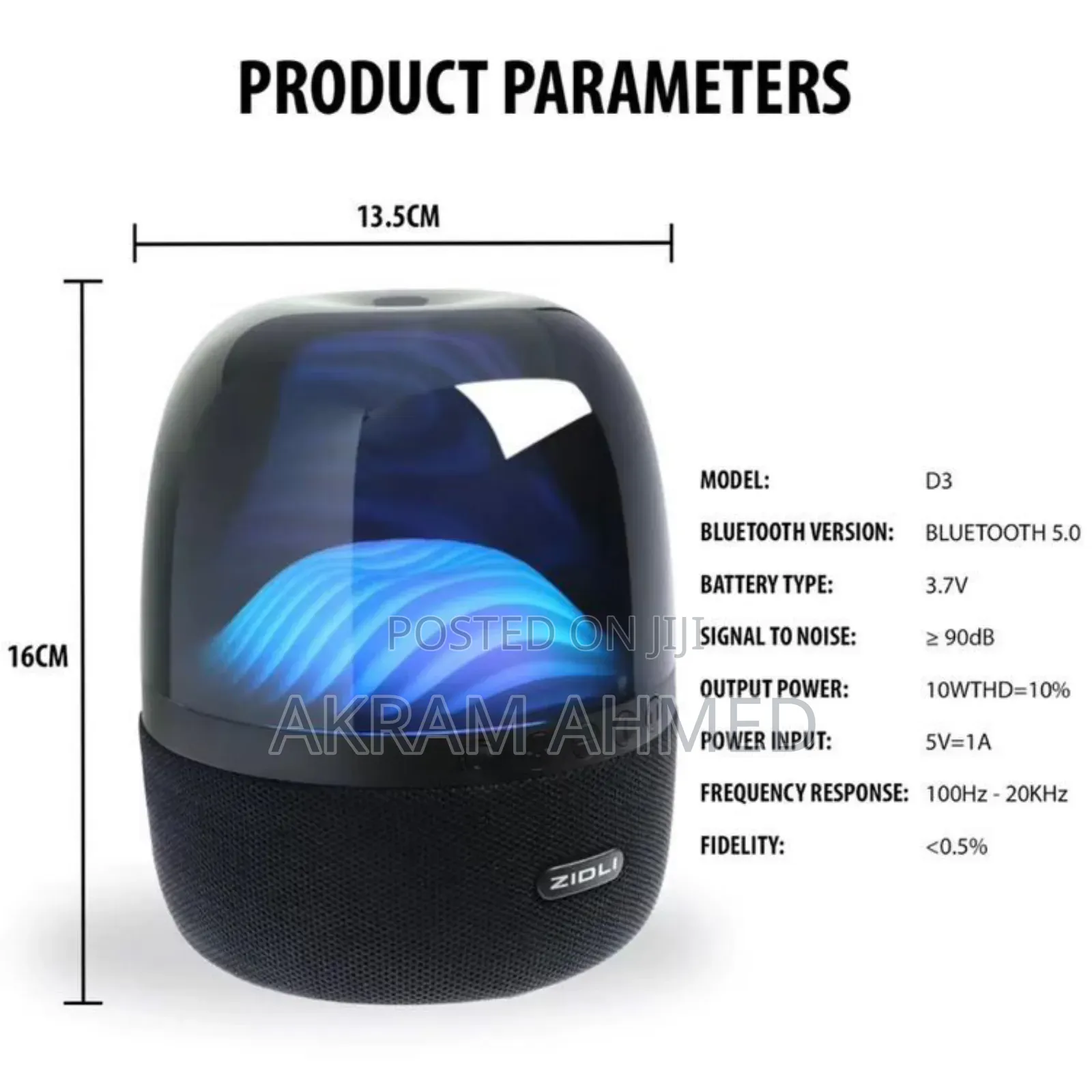 ZIDLI Mini Speaker
