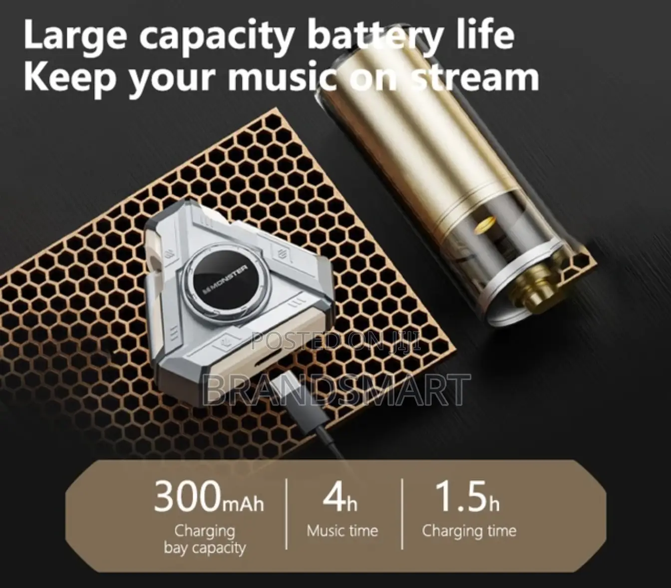 Monster Earbuds Low Latency Unique Designe HD Call Livepods