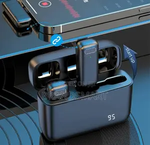 Wireless Lavalier Microphone Noise Reduction + Charging Case