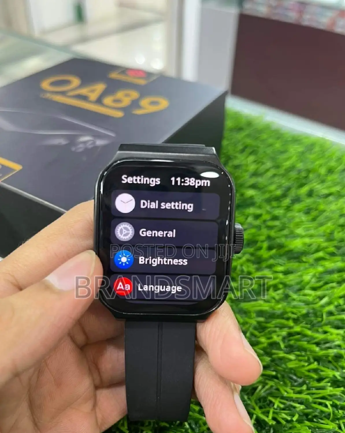 3D የሆነ Super Amoled የስክሪን ጥራት ያለው 1.96 Inch Smart Watch