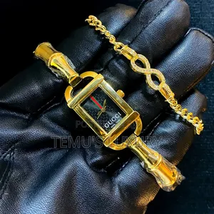 Gucci Ladies Quartz Watch With Braclet