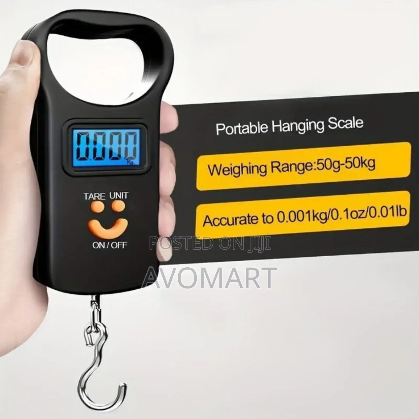 50kg በኤሌክትሮኒክስ የሚሰራ ሚዛን
