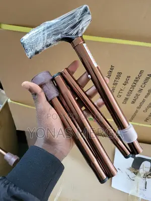 Collapsible Walking Stick,Aluminum፶1rope + Metal Stick