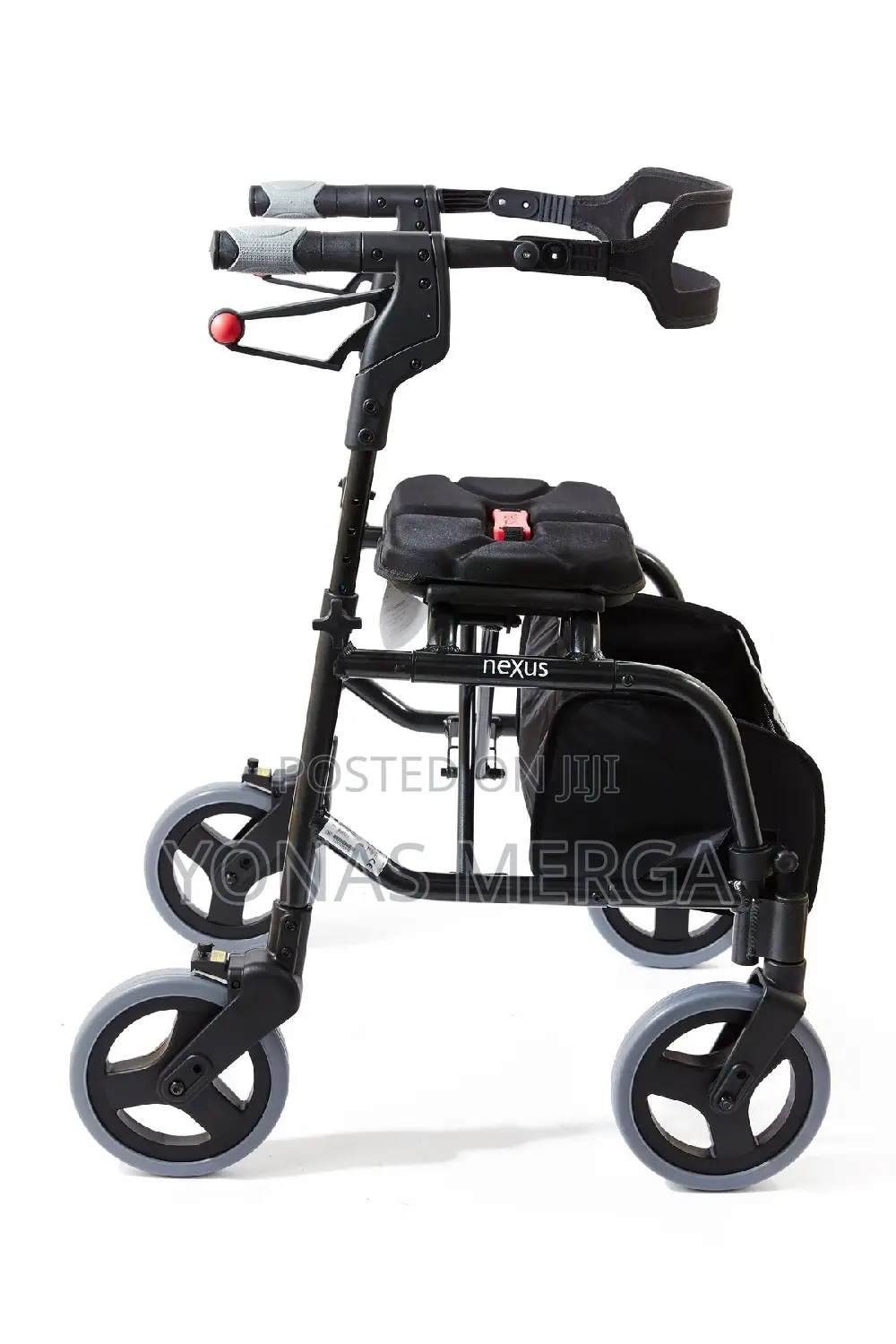 Foldable Mobility Walker W/Seat Lightweight Rollator Walker