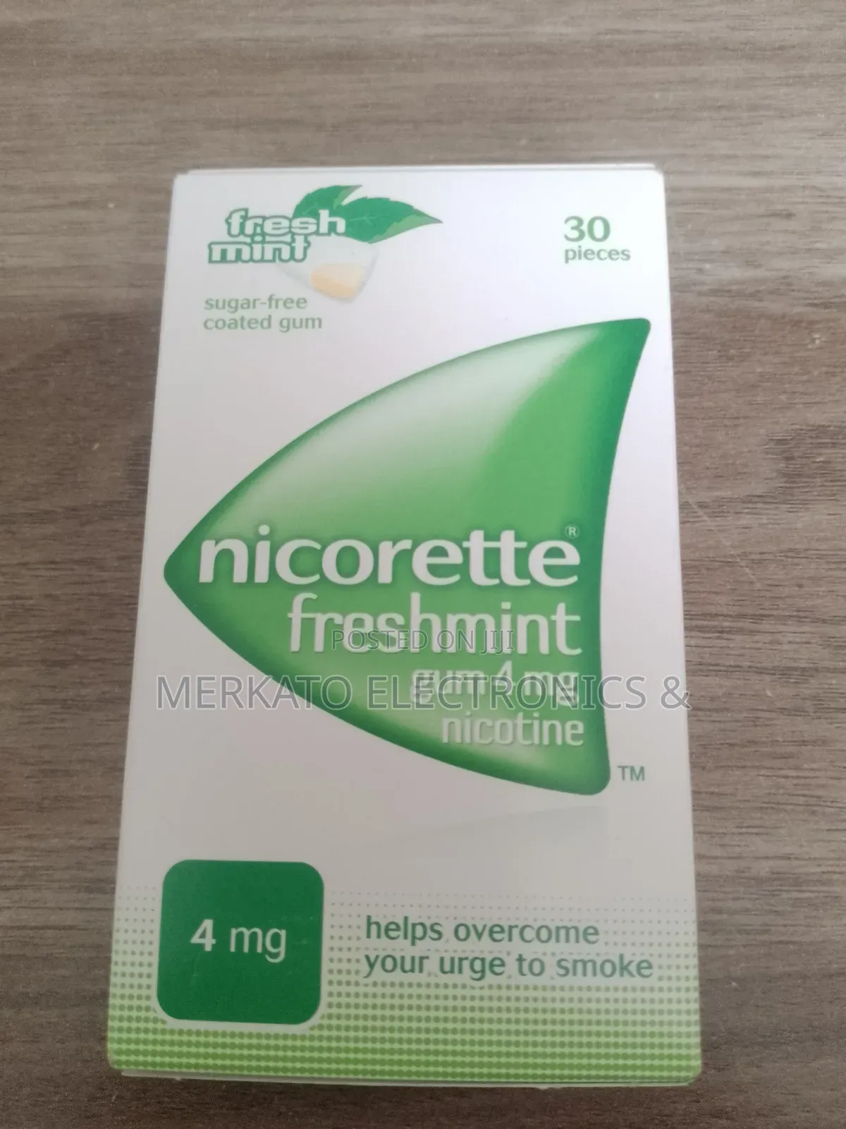 ማስቲካ ሲጋራ ለማቆም የሚረዳ | Nicotine Gum 4mg
