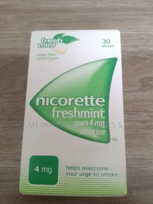 ማስቲካ ሲጋራ ለማቆም የሚረዳ | Nicotine Gum 4mg