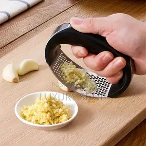 ነጭ ሽንኩርት / ጅንጅብል ማድቀቂያ Garlic Press Chopper