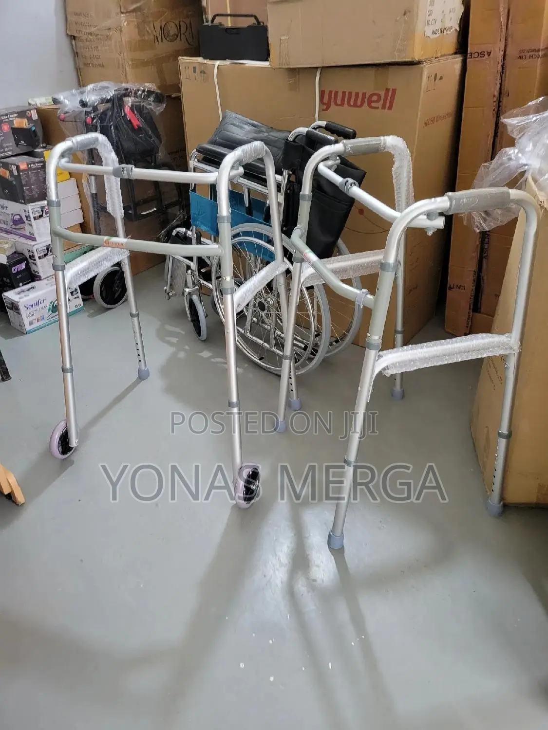 Walker=VACSAX Elderly Walker Four Corner Four-Legged፭[]Weker