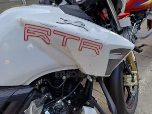 New TVS Apache 180 RTR 2024 White