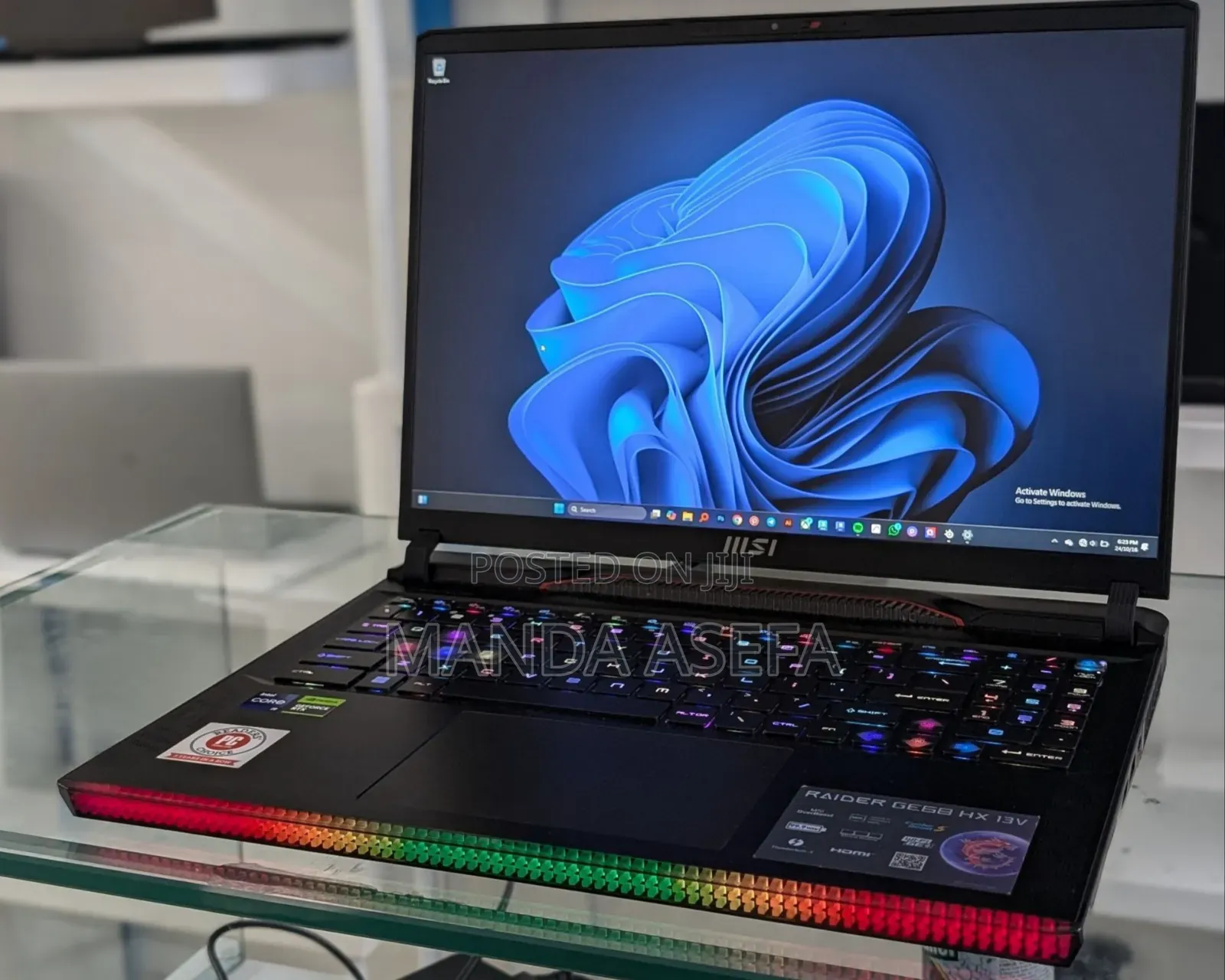 New Laptop MSI 16GB Intel Core I9 SSD 1T