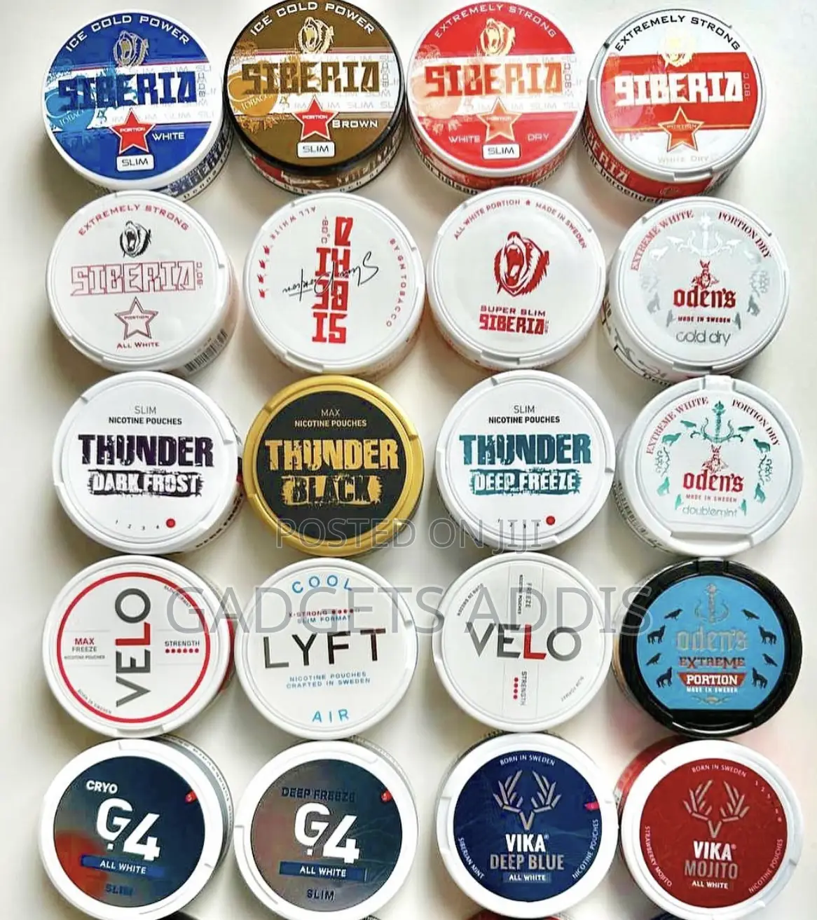 All Brands of Snus Available