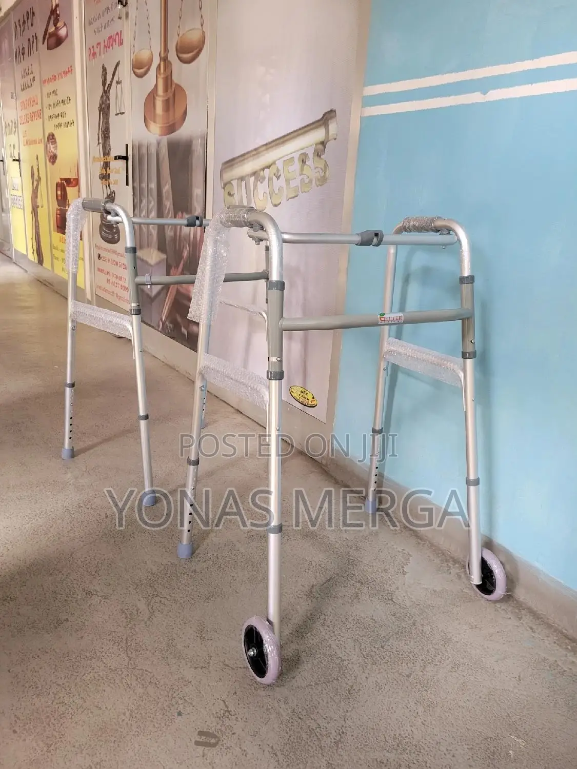 Height-Adjustable Walker፭×Walker¡Μpremium Grade Rubber