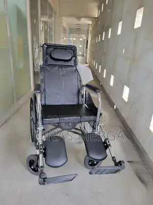 Toilet Wheelchair–ዊልቼር Made of the Preferred Steel Material