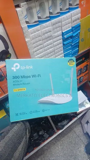 Tp-Link 300mbps Wifi Adsl2 + Modem Router | Ethio Tele