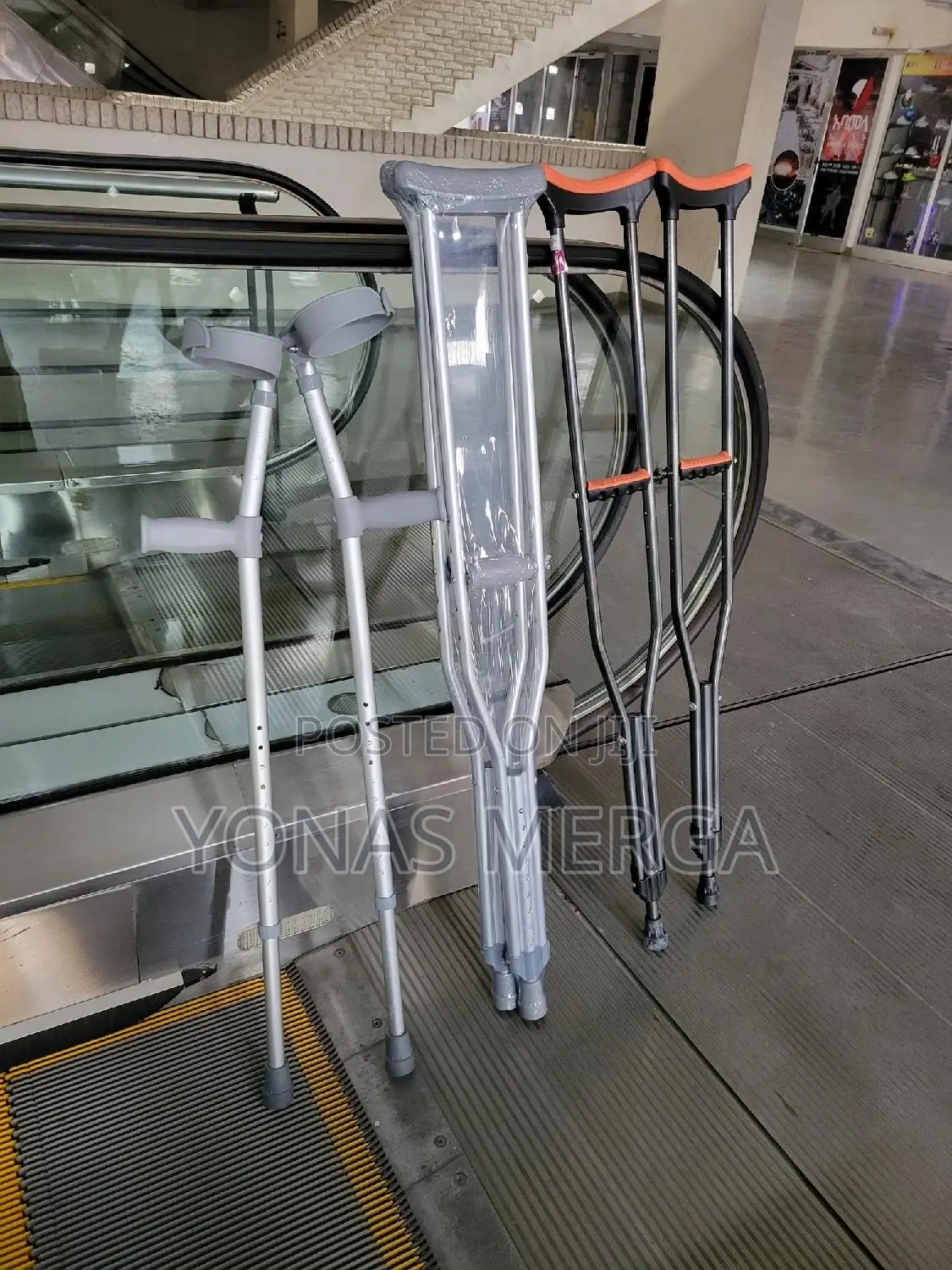 2pc Ultralight¢¿Underarm Crutch፭5axillary Walking Stick፲ክራንች