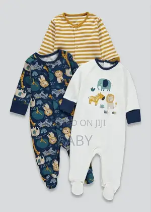 3-Piece Newborn Baby Foot(የዱባይ) Wrapped Jumpsuit