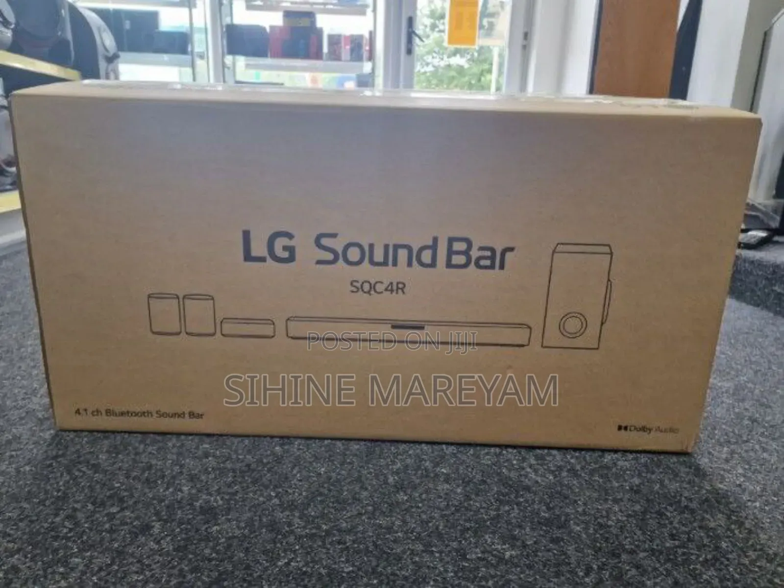 LG Brand Sound Bar Sqc4r Silver Toi Fragile Ayele Amer