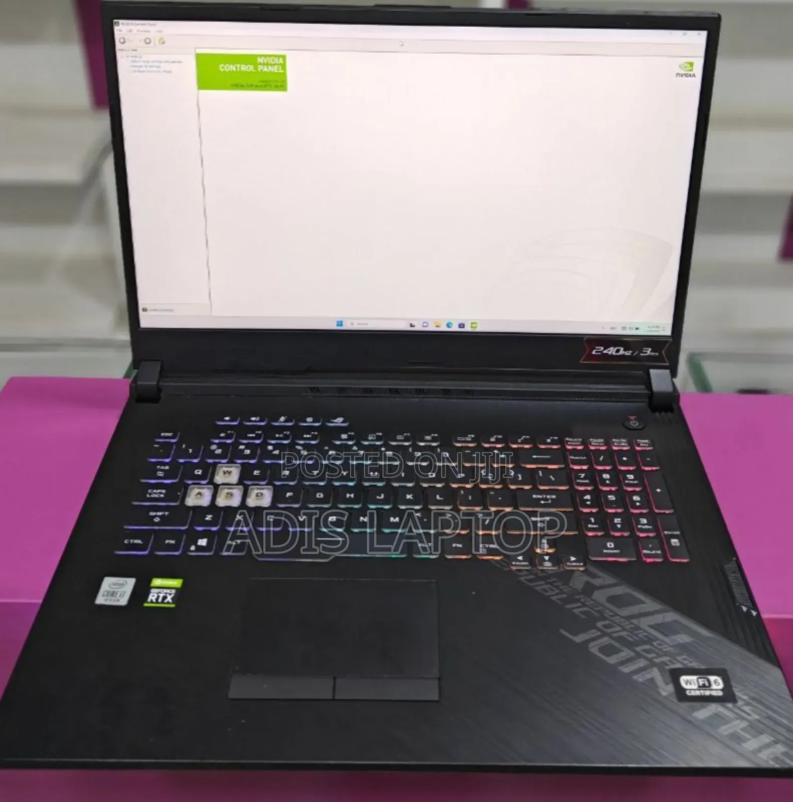 New Laptop Asus ROG Strix G17 16GB Intel Core I7 SSD 1T