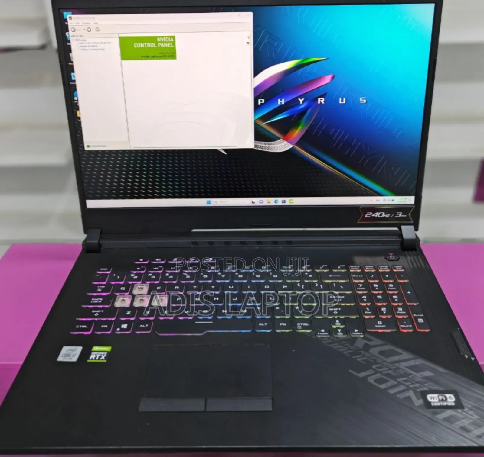 New Laptop Asus ROG Strix G17 16GB Intel Core I7 SSD 1T