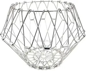 Folding Fruit And Vegetable Basket Golden Colors Only