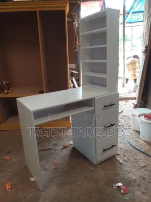 Stylish Nail Table for Professional Manicures in Beauty Salon
